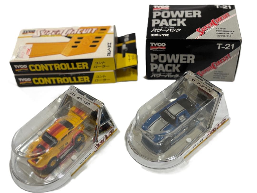 エポック社 TYCO SUPER CIRCUIT S-500 追加パーツ付き