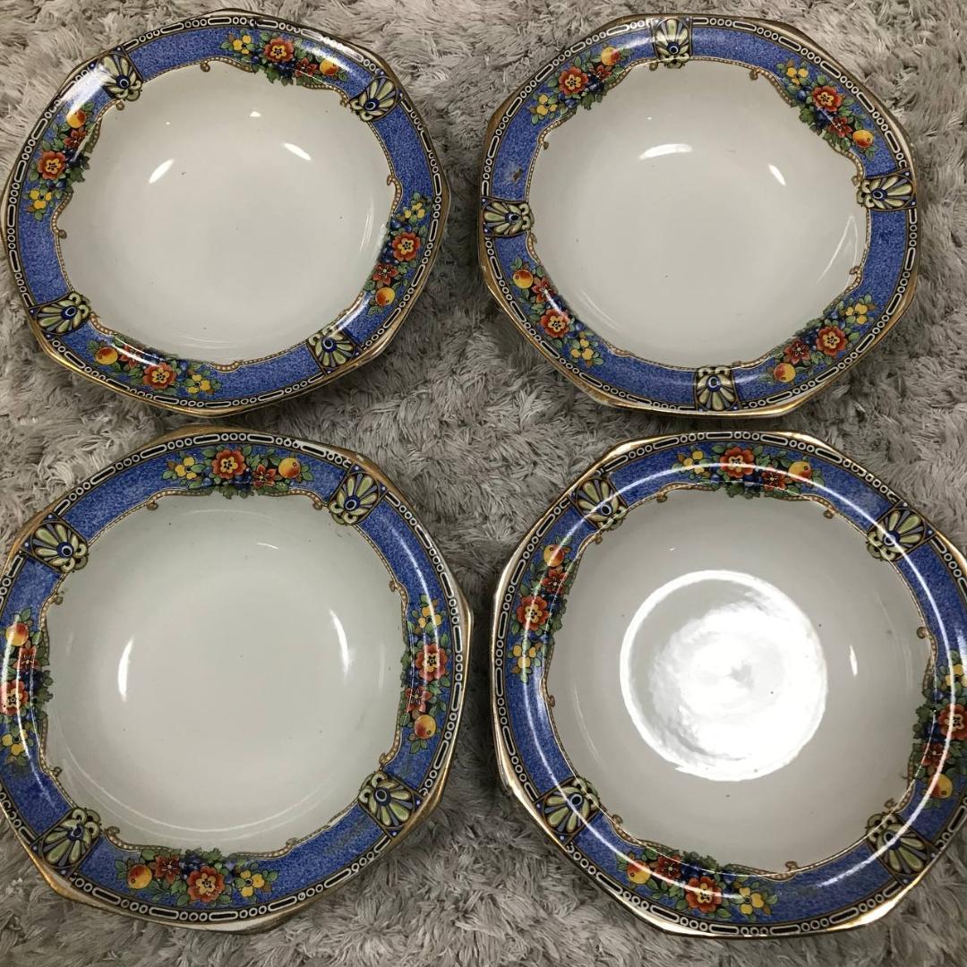 英国陶器　4枚セット R.H. Plant 19世紀？Tuscanウェッジウッド