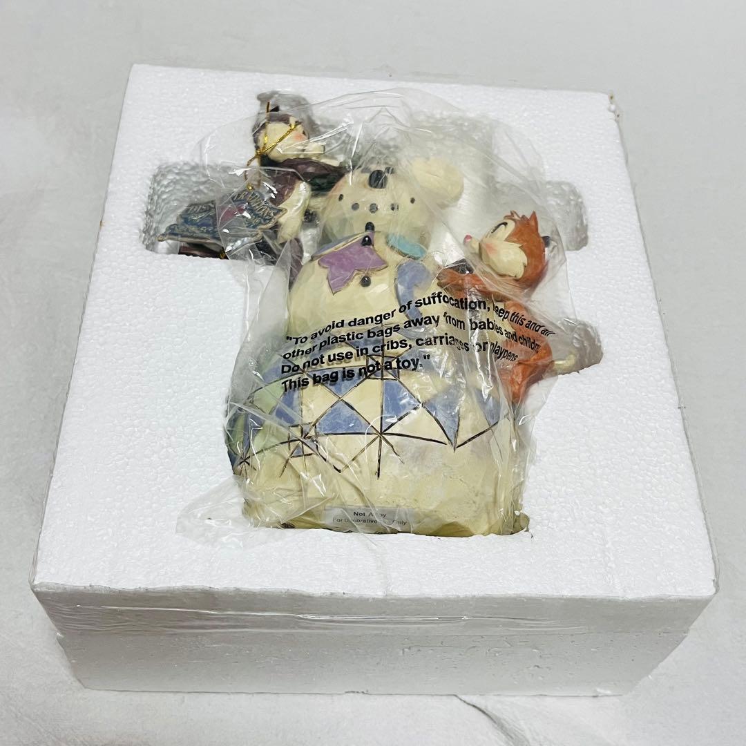 ディズニー　エネスコ　トラディション　ジムショア　チップ　デール　雪だるま