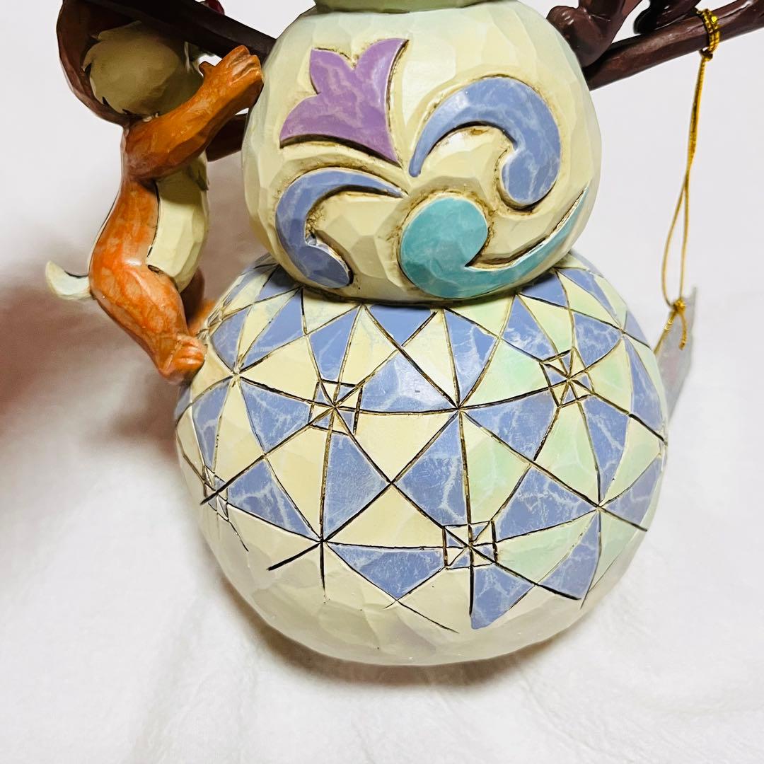 ディズニー　エネスコ　トラディション　ジムショア　チップ　デール　雪だるま