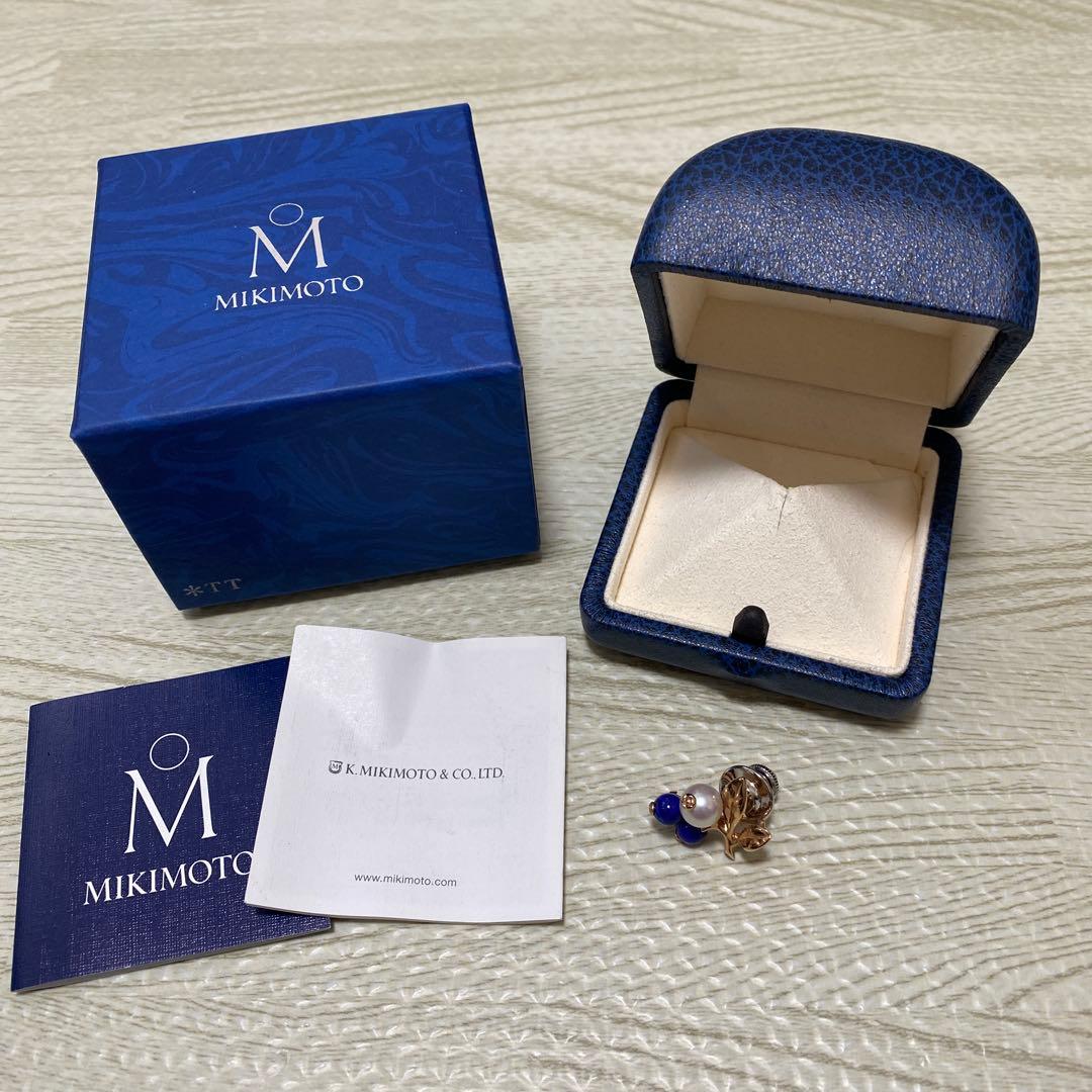 MIKIMOTO ミキモト　クリスマスチャリティーピンプローチ2009 K18