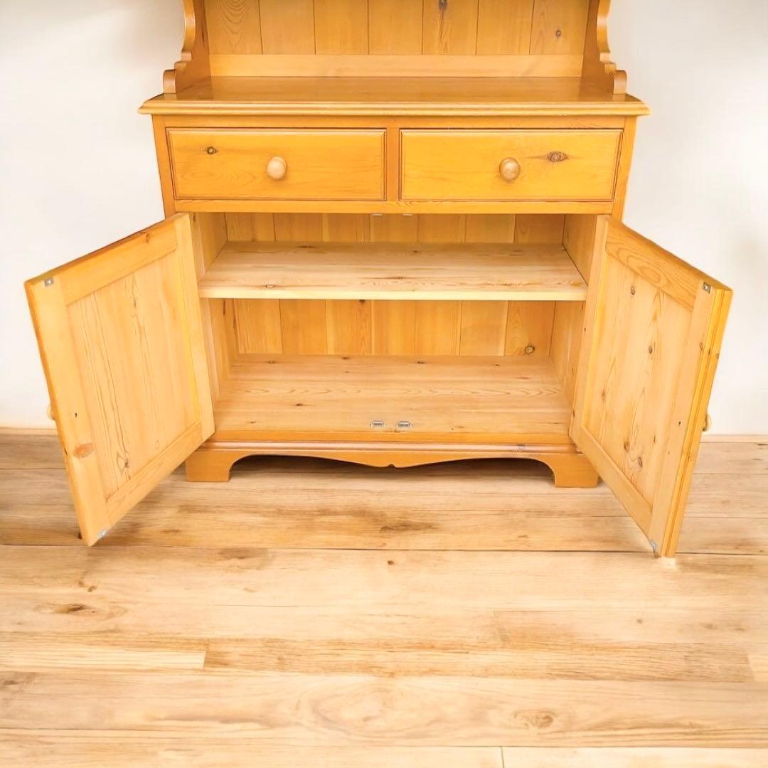 ペニーワイズ　パイン無垢材　カップボード キッチンボード　英国家具