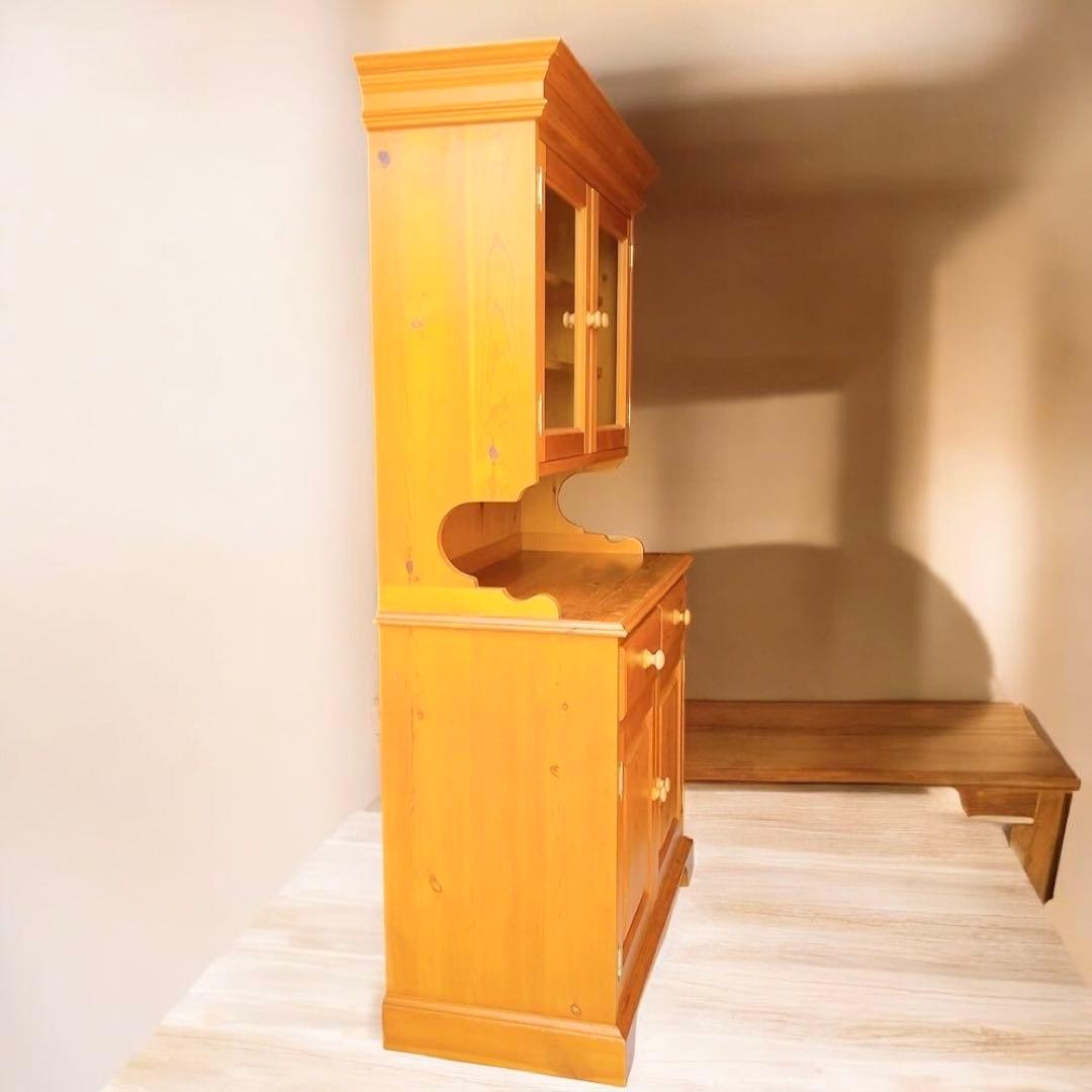 ペニーワイズ　パイン無垢材　カップボード キッチンボード　英国家具