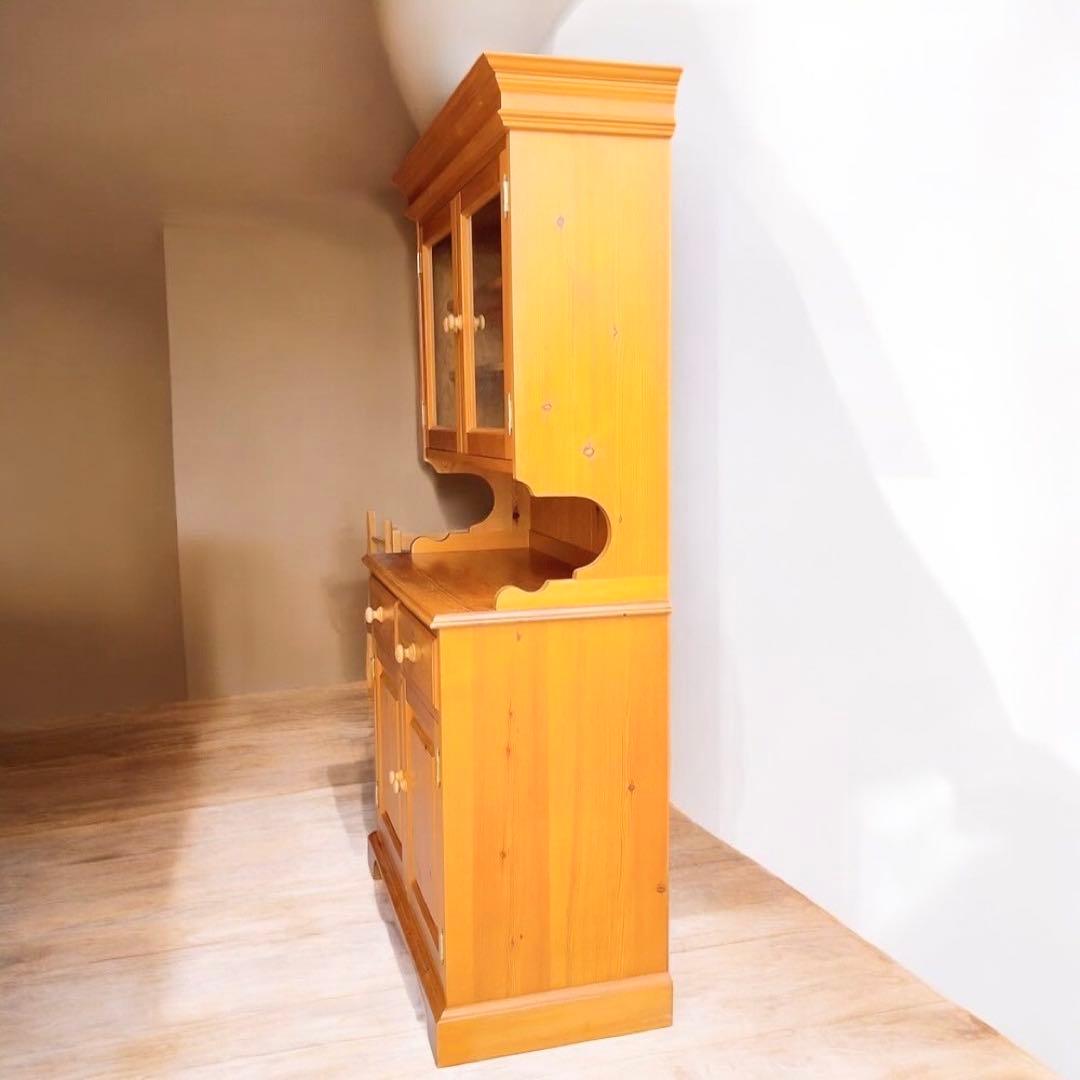 ペニーワイズ　パイン無垢材　カップボード キッチンボード　英国家具