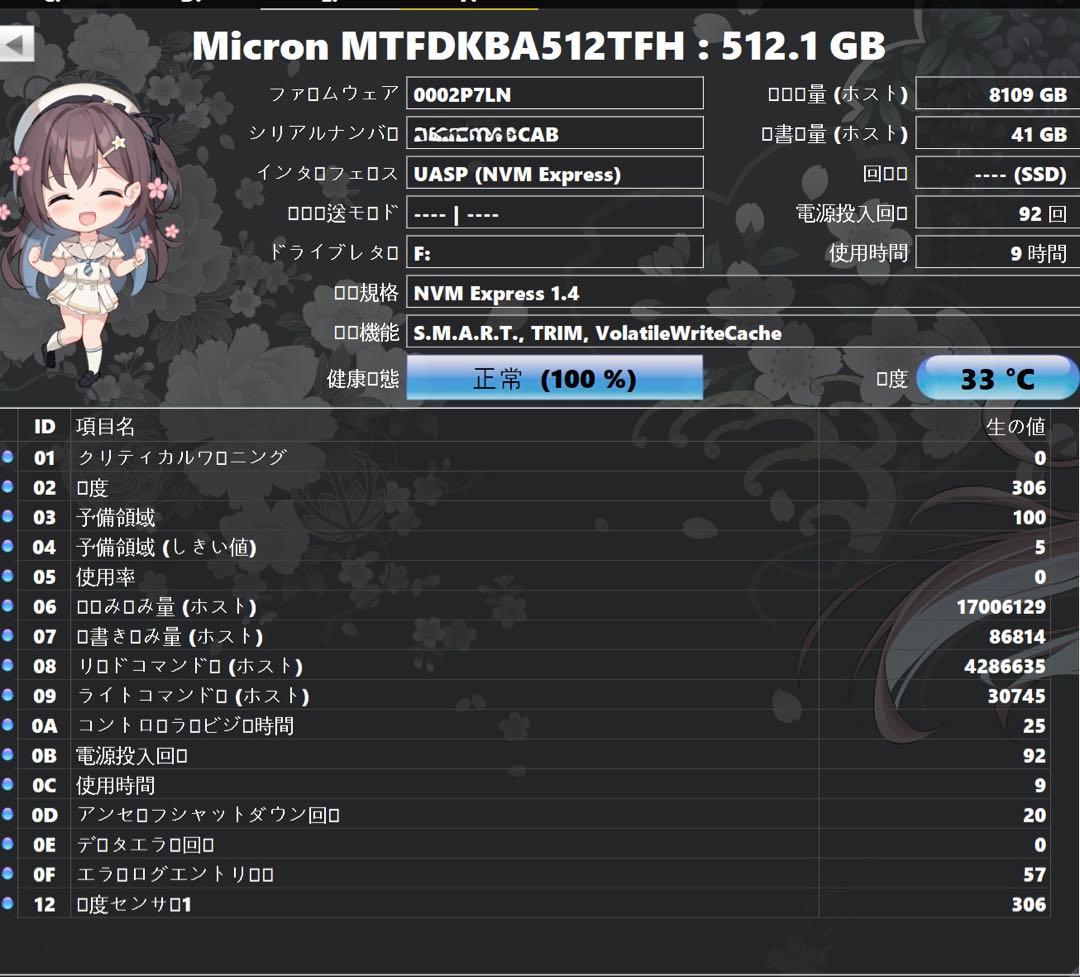 内蔵型SSD Micron 3400 M.2 Nvme 512GB Gen4 SSD
