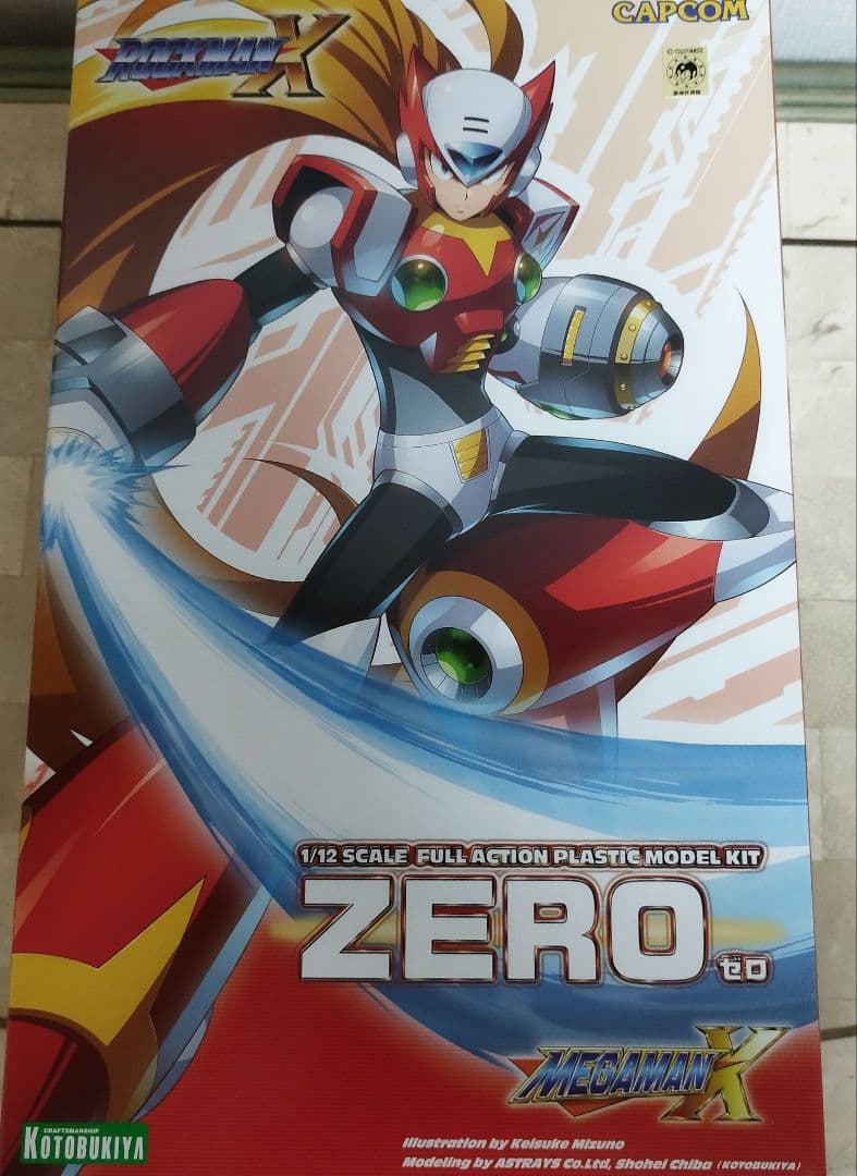 未使用未組立　ロックマンX ゼロ&ナイトメアゼロ　プラモデル　コトブキヤ
