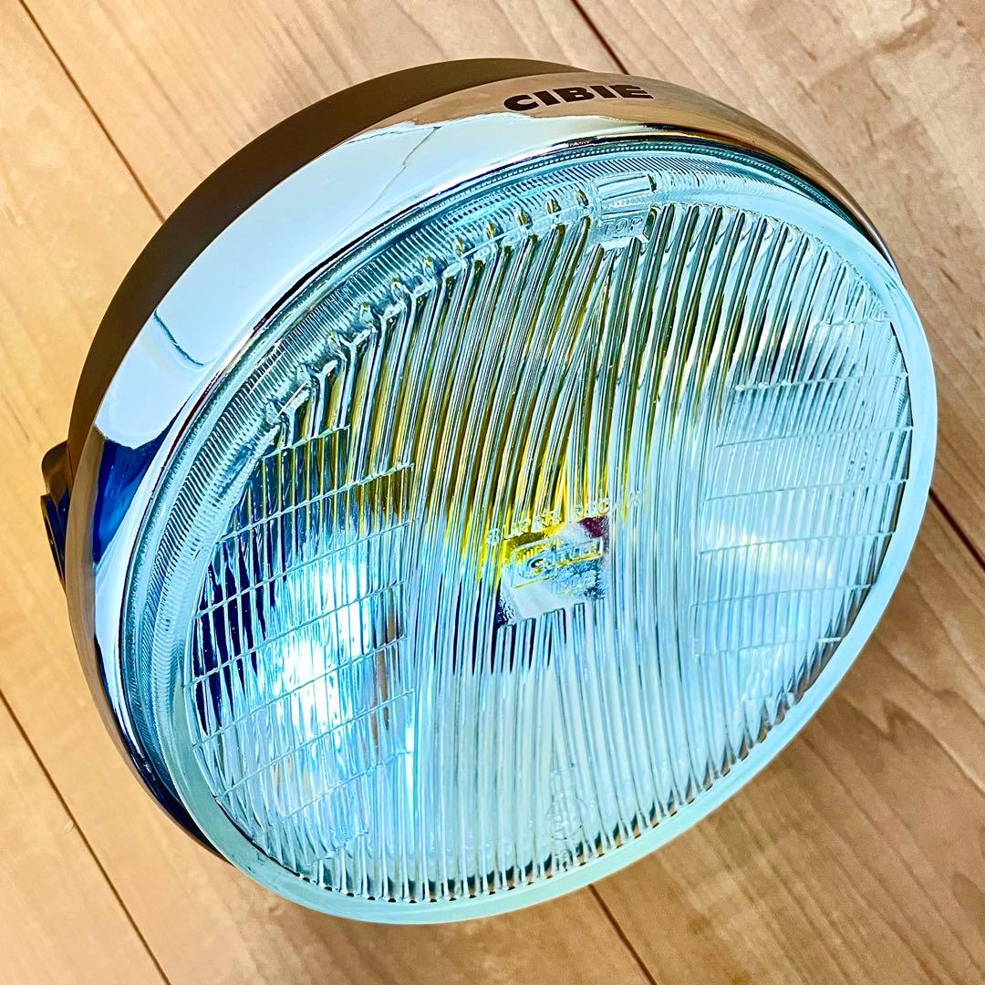 当時物 シビエ 凹み ヘッドライト CIBIE 極美品