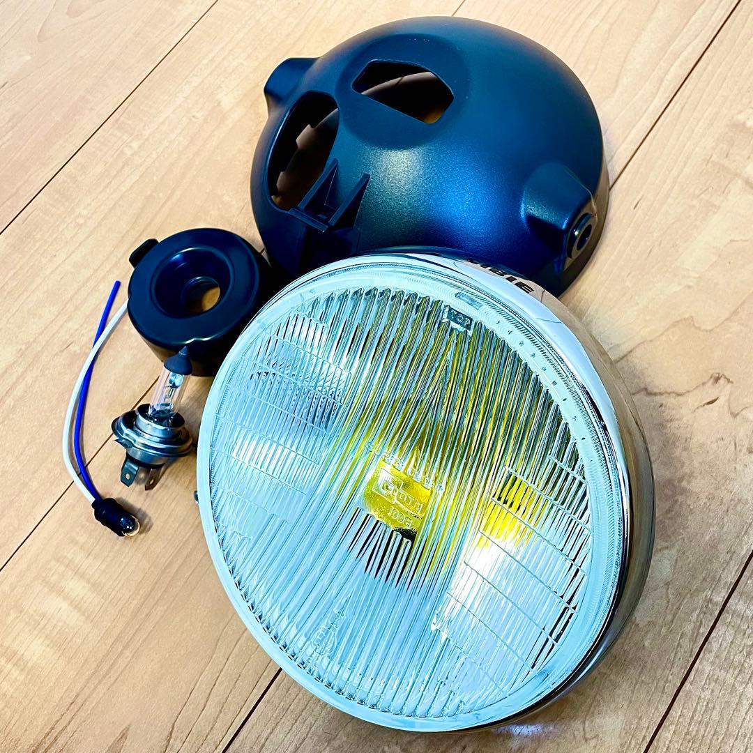 当時物 シビエ 凹み ヘッドライト CIBIE 極美品