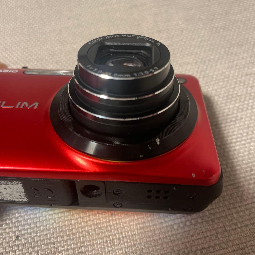 CASIO EXILIM EX-FC200S レッド　デジカメ