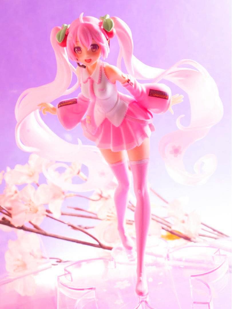 初音ミク 初音ミク＆桜ミク 描き下ろしマルチクロス