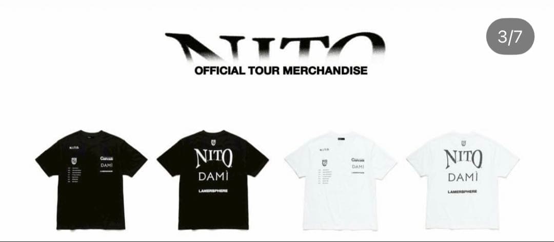 KEIJU N.I.T.O SPONSOR TシャツSサイズ（ライブ物販）