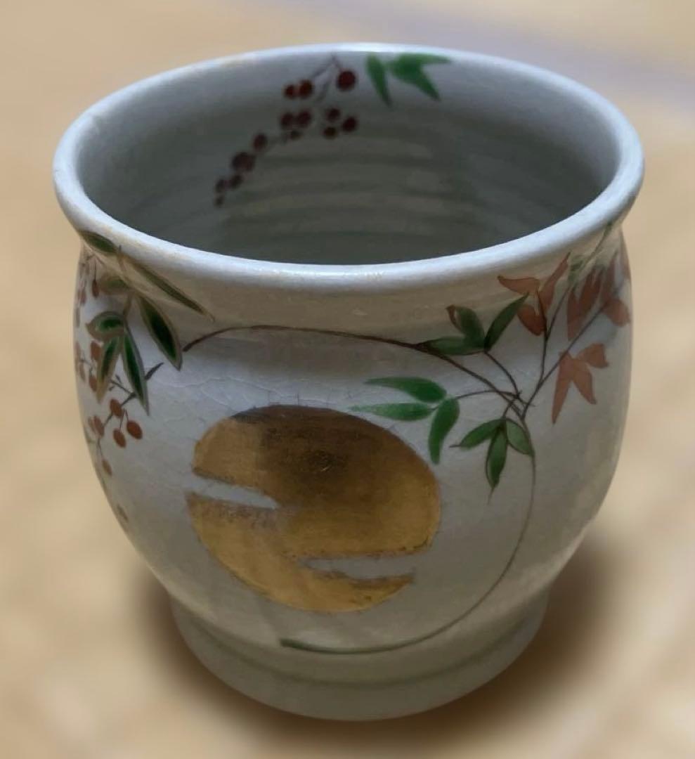 【茶道具】 蓋置 月兎に波 錦光山宗一郎 作 新品