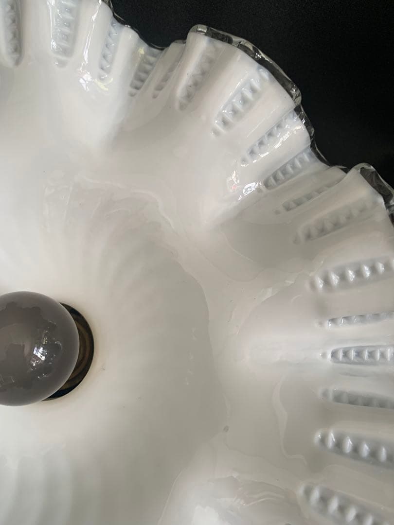 フランス製　MOUTH-BLOWN GLASS VIANNE ガラスシェード照明