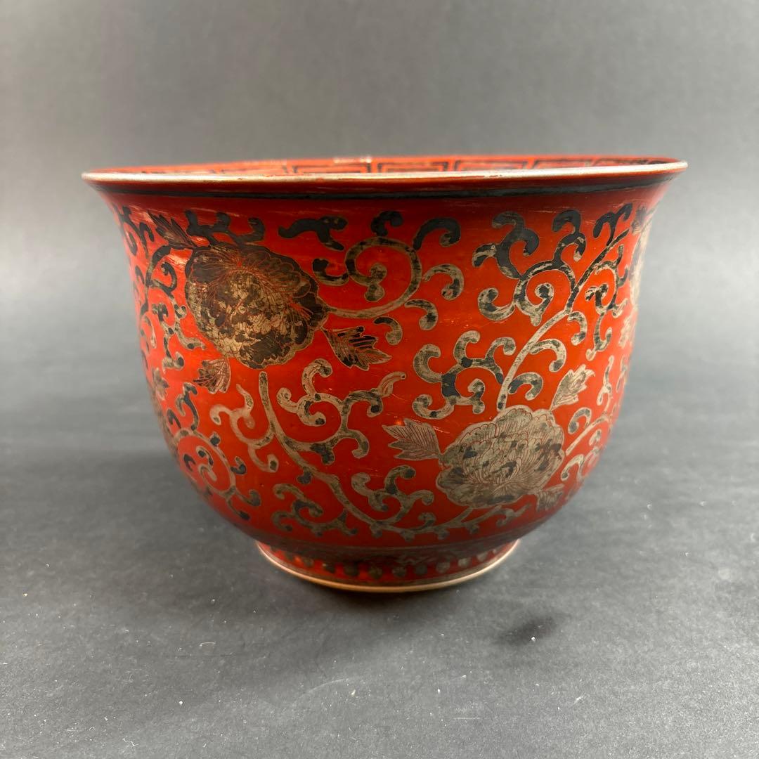 76 値下げ　九谷　赤絵　鉢　永楽　大日本永楽造　鉢　伊万里