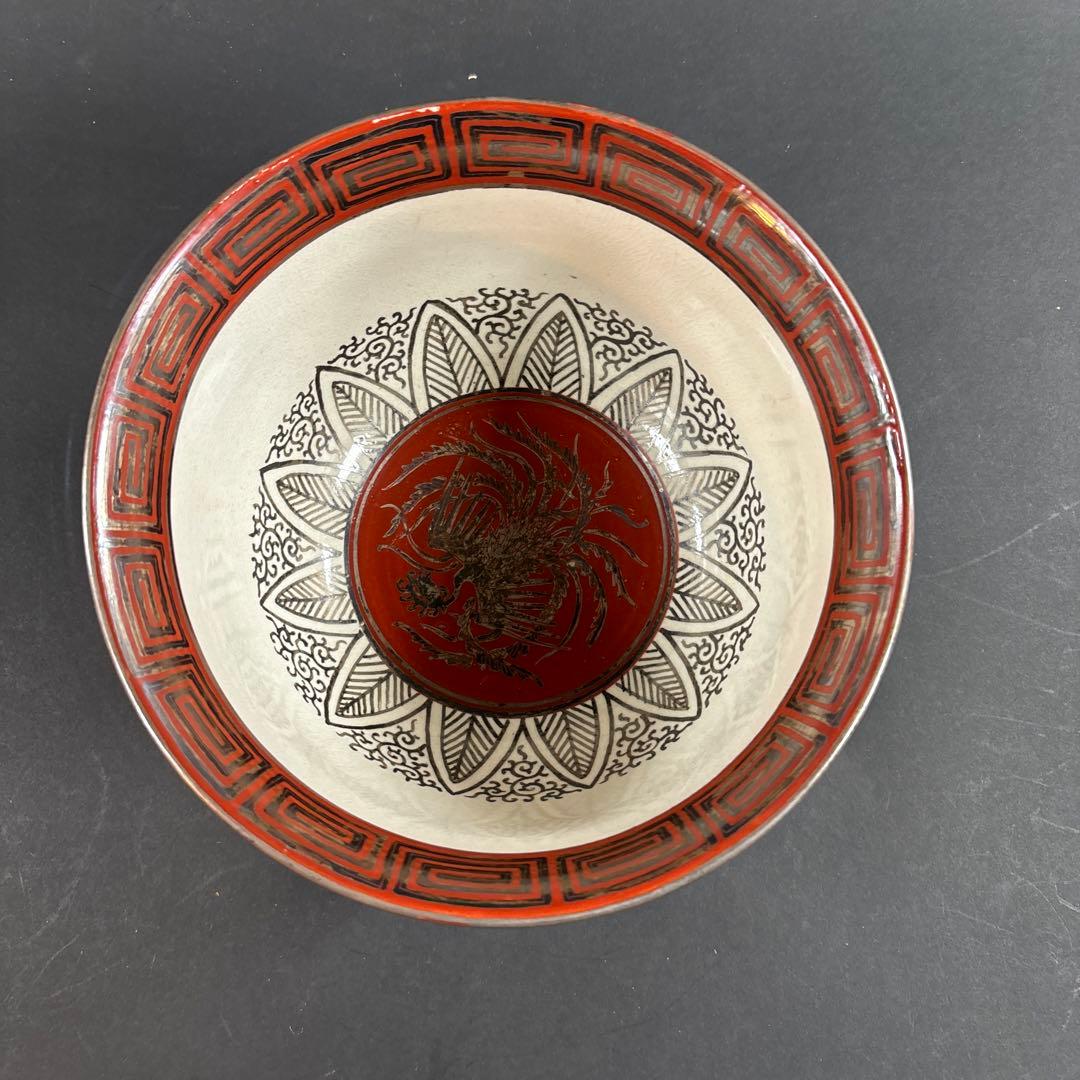 76 値下げ　九谷　赤絵　鉢　永楽　大日本永楽造　鉢　伊万里