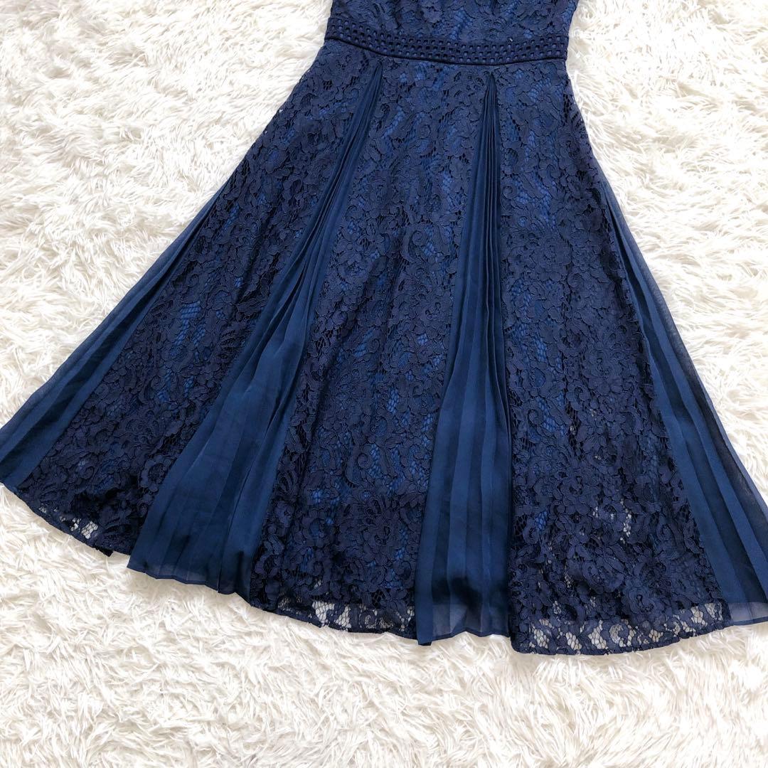 ✨定価5万円♡美品✨ダイアグラム　レースプリーツフレアワンピース　ドレス　ボレロ