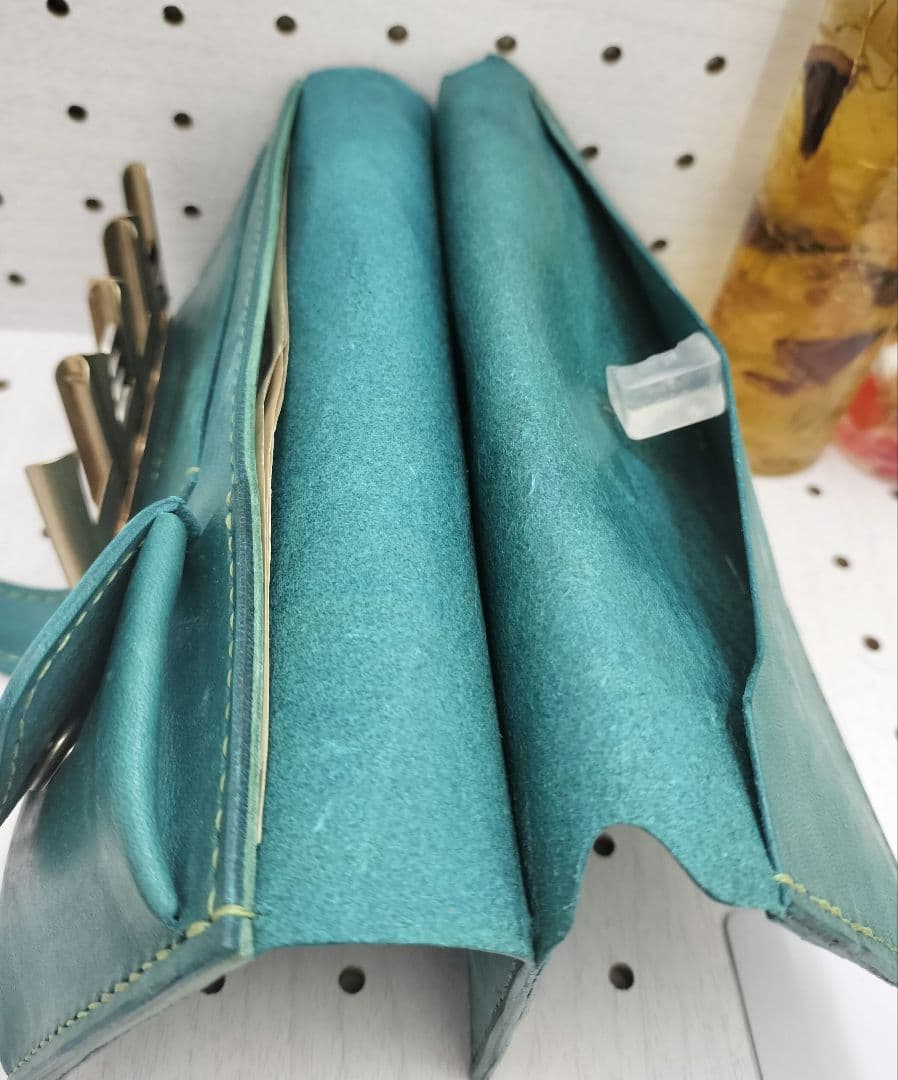 【ソ-ラ】キャッチャー 本革 長財布 ハンドメイド