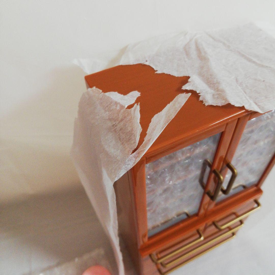 リーメント 食器棚 ぷちお台所 未使用品 木目(ダーク)