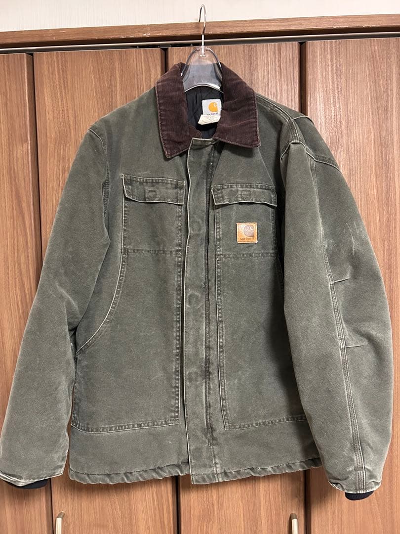 ち*お様 Carhartt USA製トラディショナルコート　オリーブ