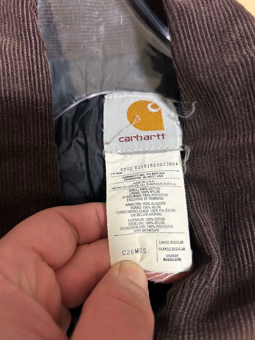 ち*お様 Carhartt USA製トラディショナルコート　オリーブ