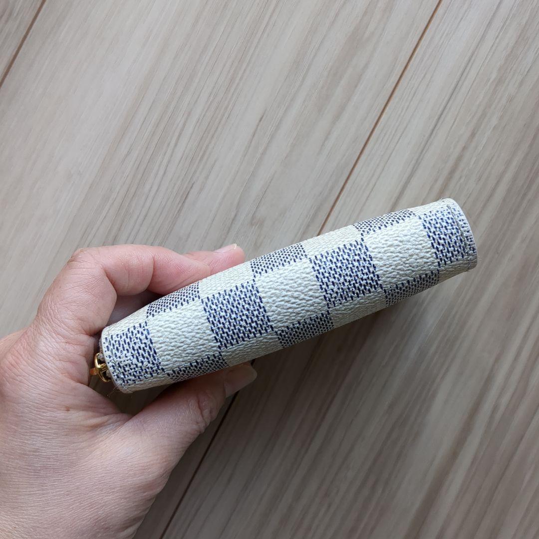 b*3様 ルイヴィトン ダミエ アズール ジッピー パース コンパクトウォ