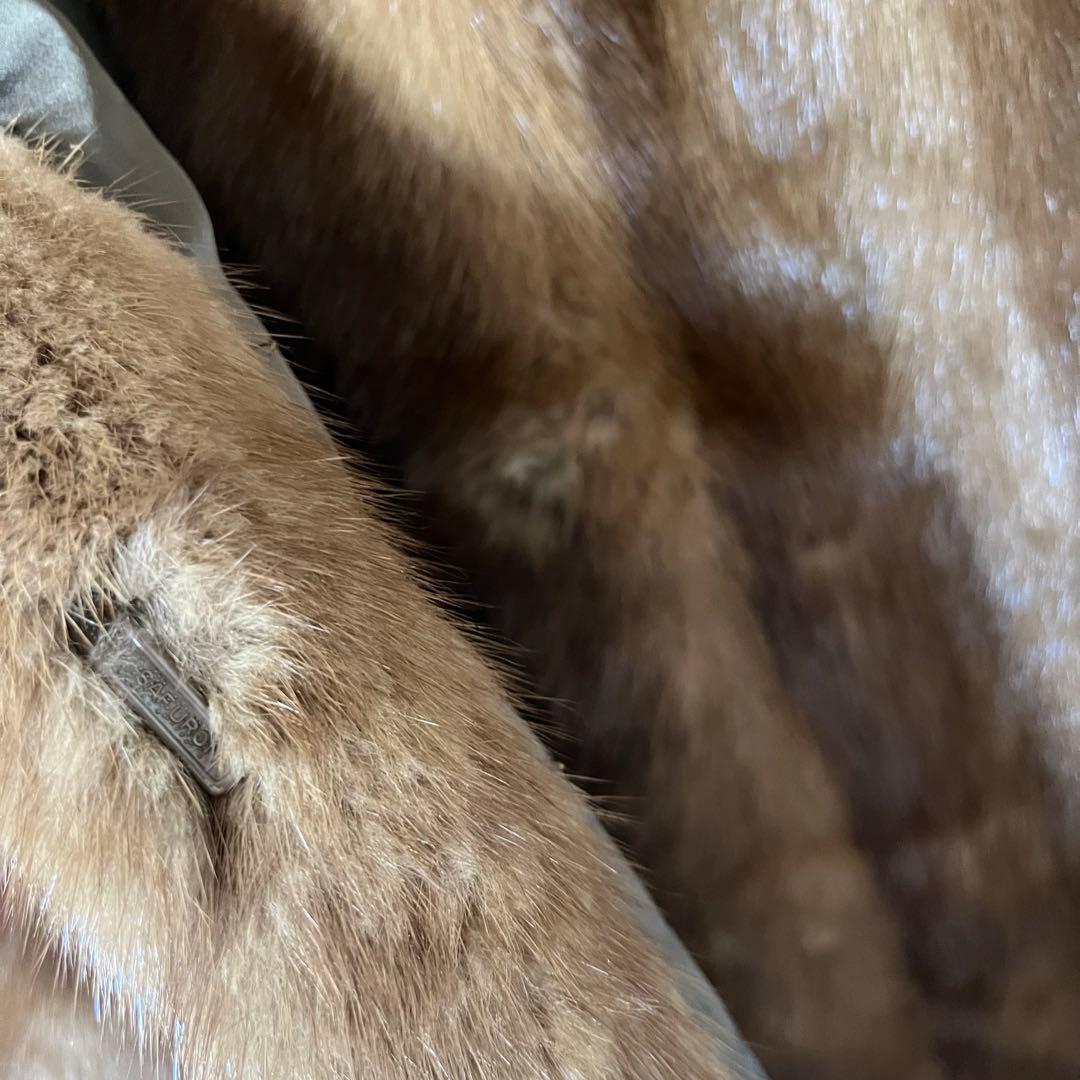 古着 80's ファー ジャケット カーディガン リアルファー