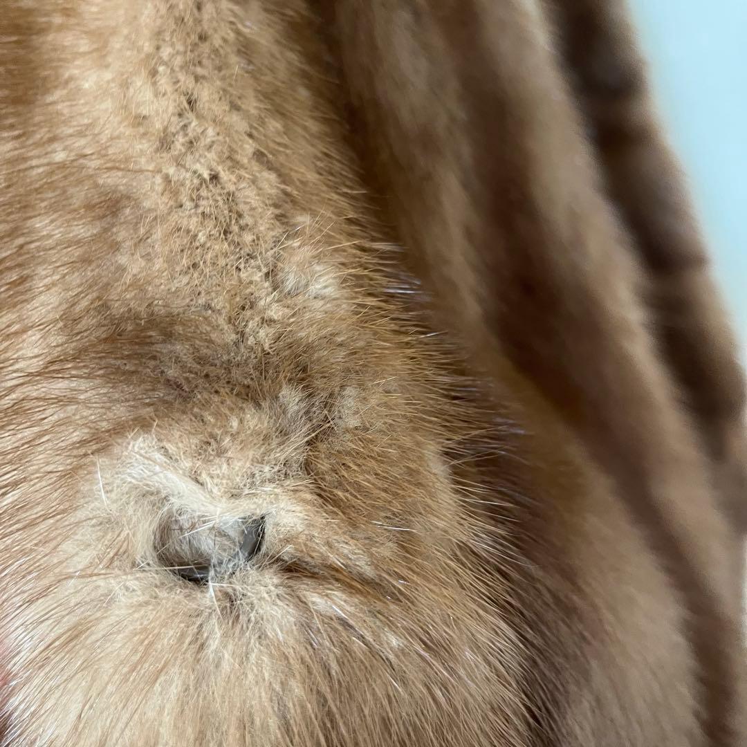 古着 80's ファー ジャケット カーディガン リアルファー