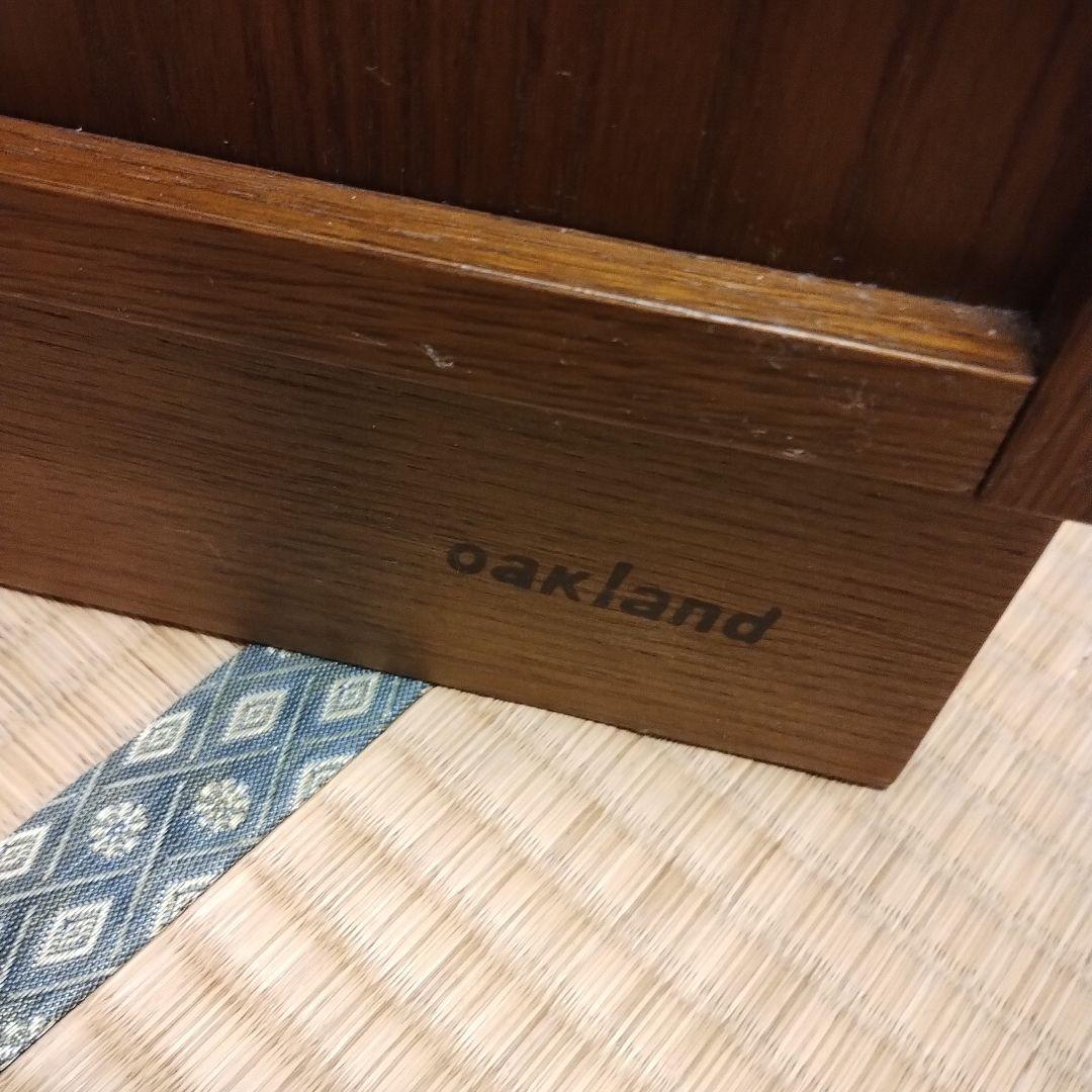 1970年代　木製ブラウンキャビネット 2扉　オ―ダ―品　オ―クランド 中古美