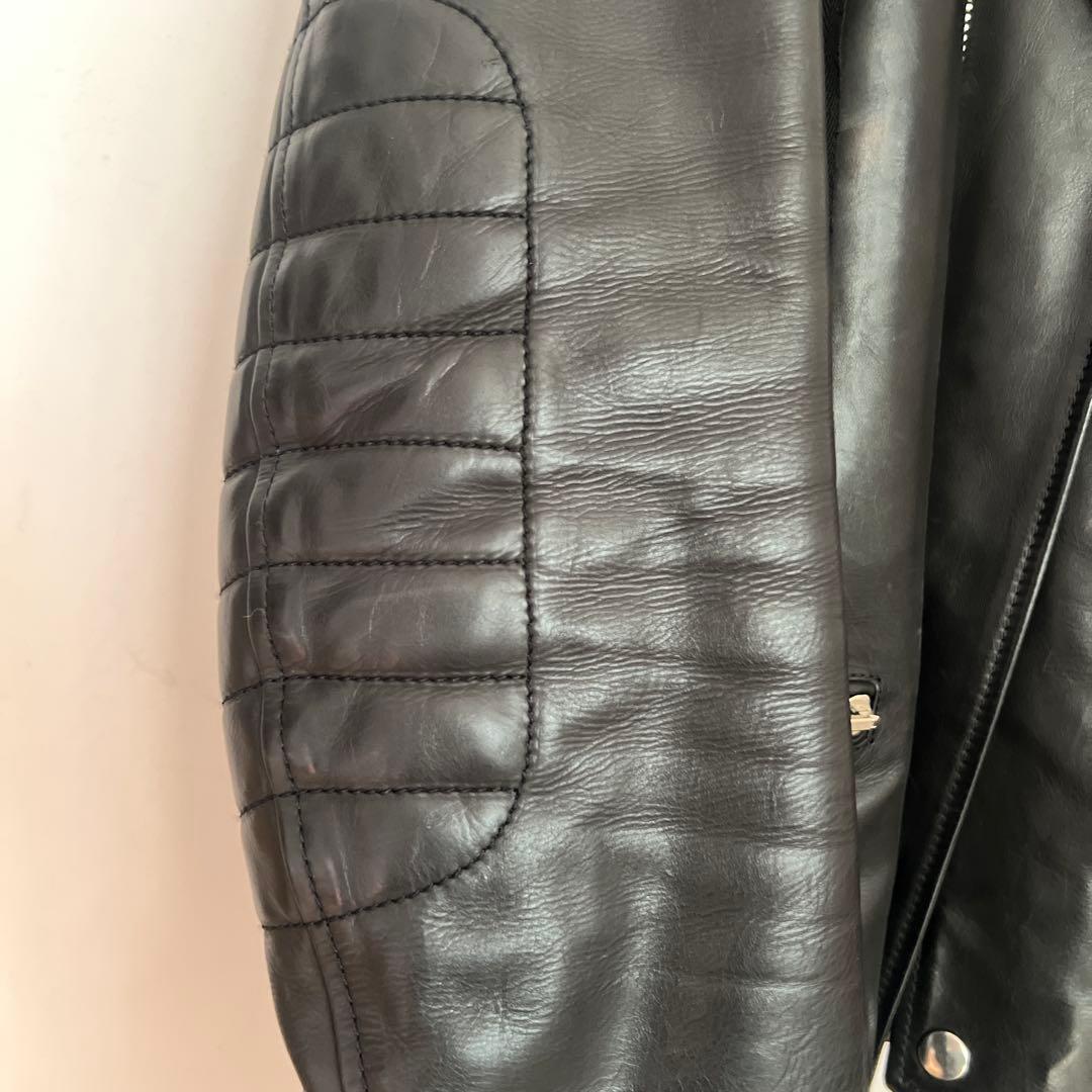 【最終価格】美品　LANVIN 最高級カーフ仕様　ライダース　48