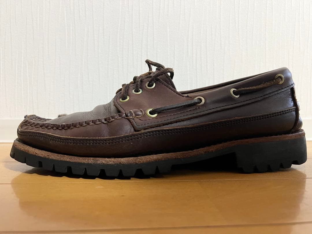 ユケテン yuketen ラッセルモカシン ビブラムソール デッキシューズ