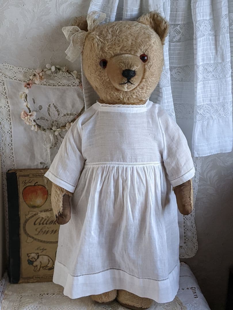 【h】アンティークベア　アンティークテディベア　ハーマン