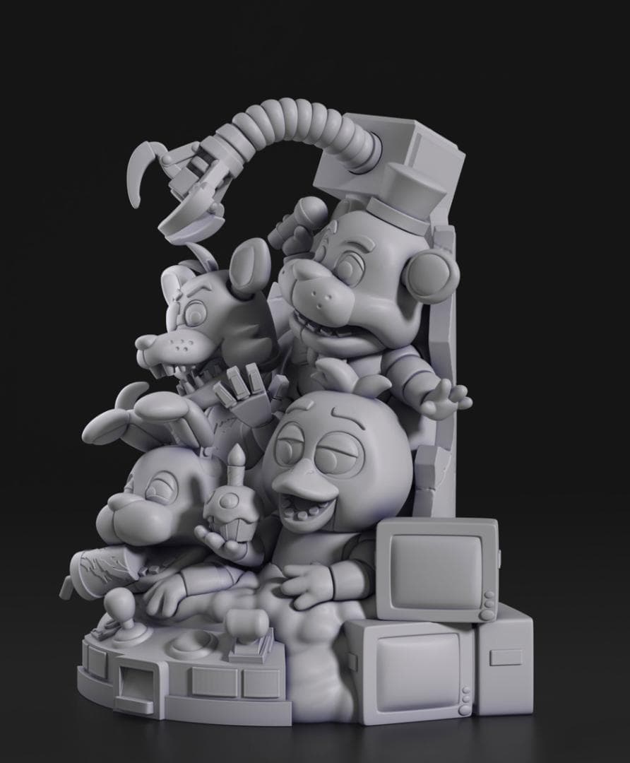 未塗装未組立 フィギュア ガレージキット ファイブナイツアットフレディーズ