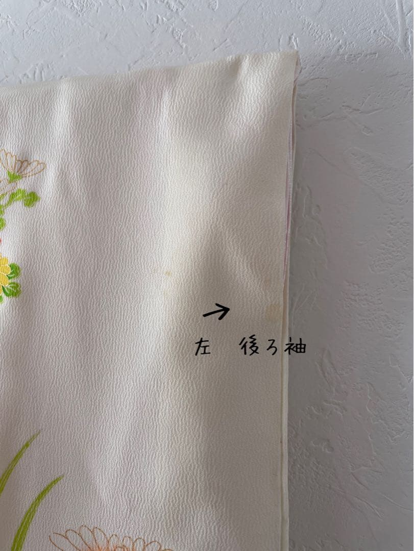 七五三　３歳　正絹お着物セット　正絹被布　被布飾り付き