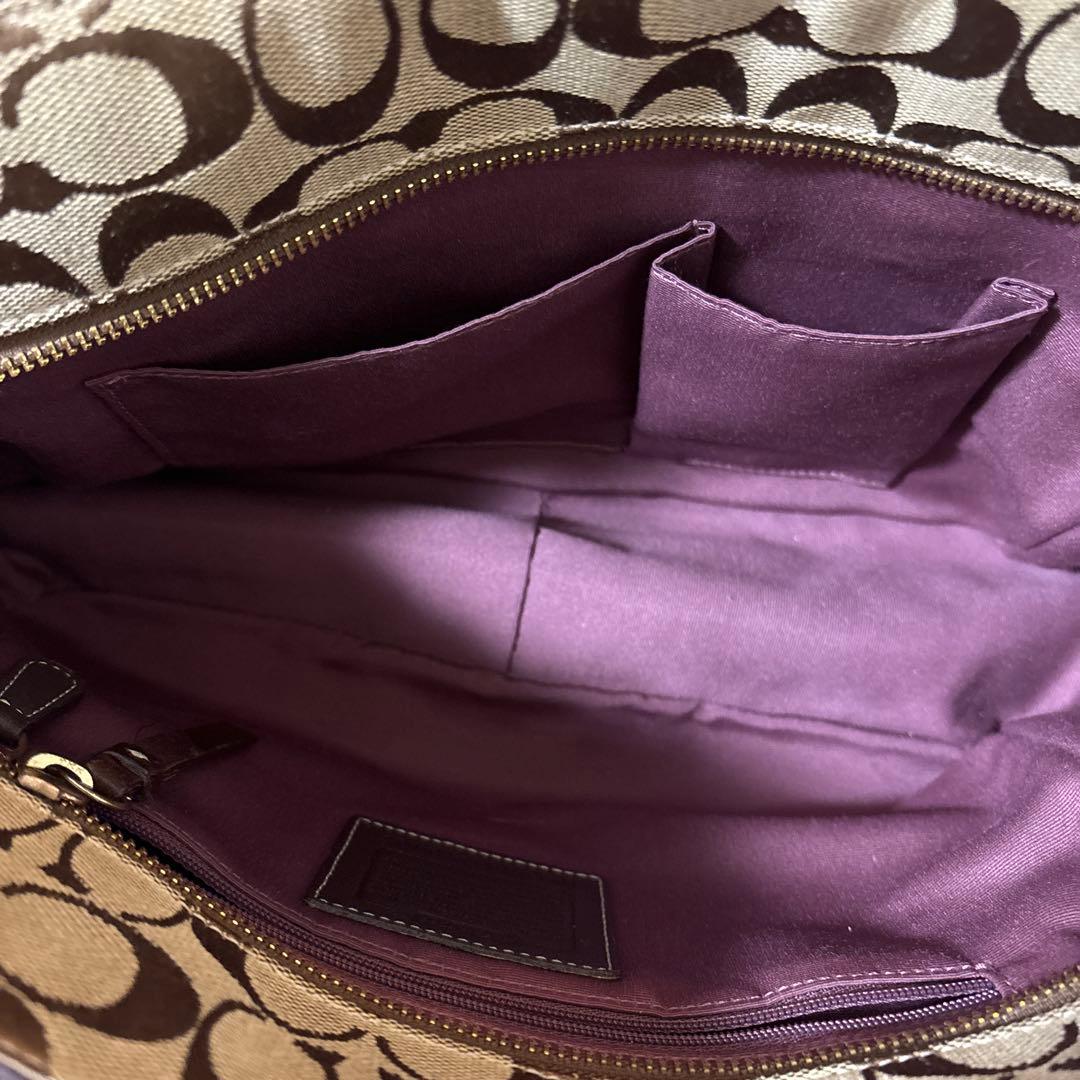 p*p様 COACH コーチ トートバッグ パッチワーク レザー キャンバス ス