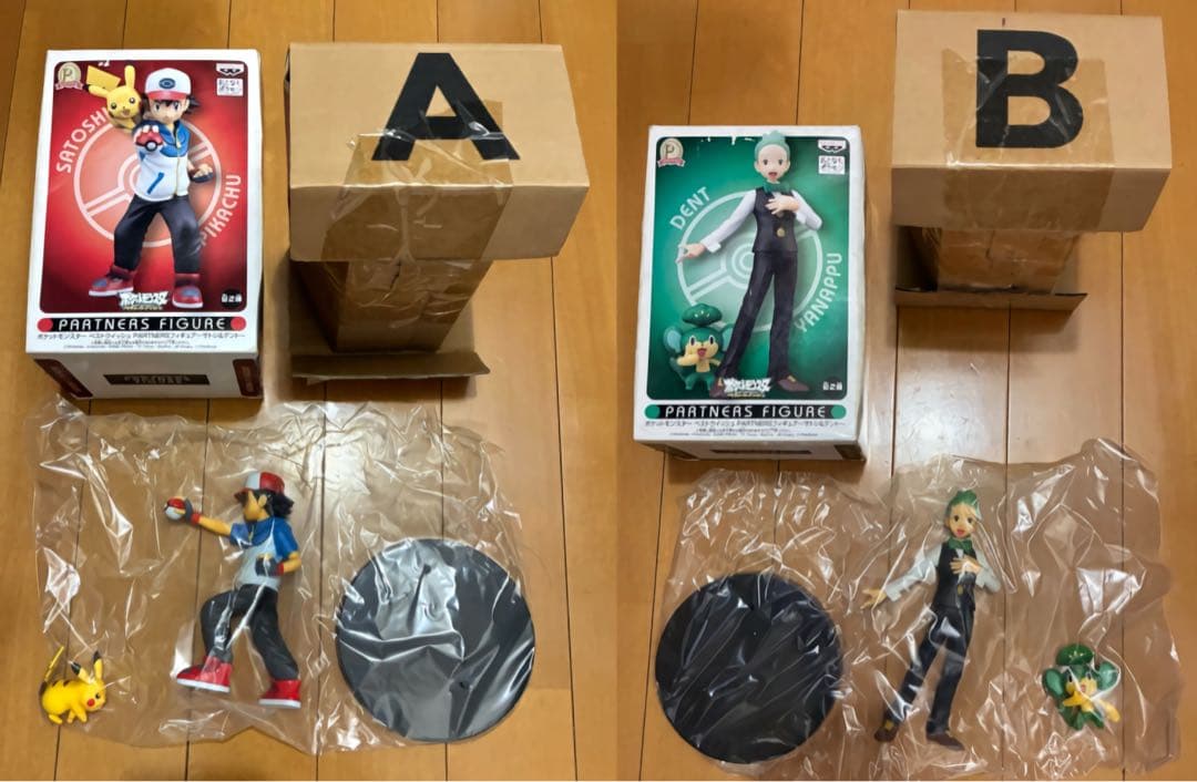 ポケットモンスター ベストウイッシュPARTNERSフィギュア〜サトシ&デント〜