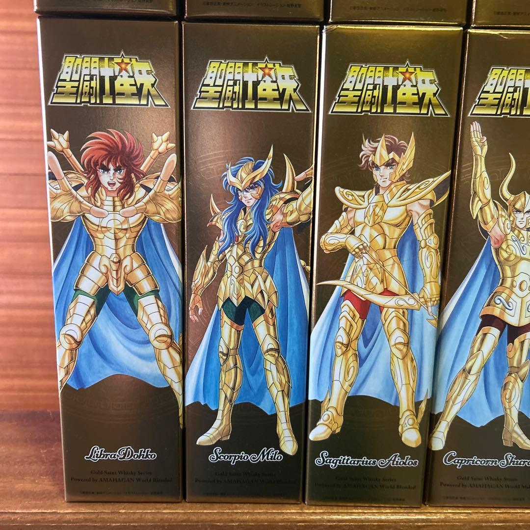 長濱蒸留所 × 聖闘士星矢 黄金聖闘士[ゴールドセイント] ウイスキー コンプ品
