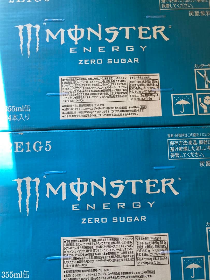 J様　モンスターゼロシュガー355ml48本