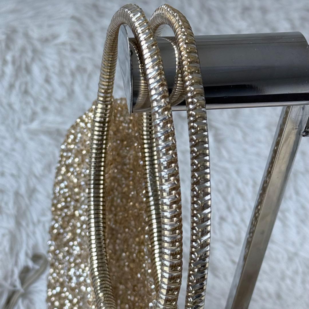 【お値下げ】極美品✨アンテプリマ ワイヤーバッグ ゴールド チャーム•ミニポーチ