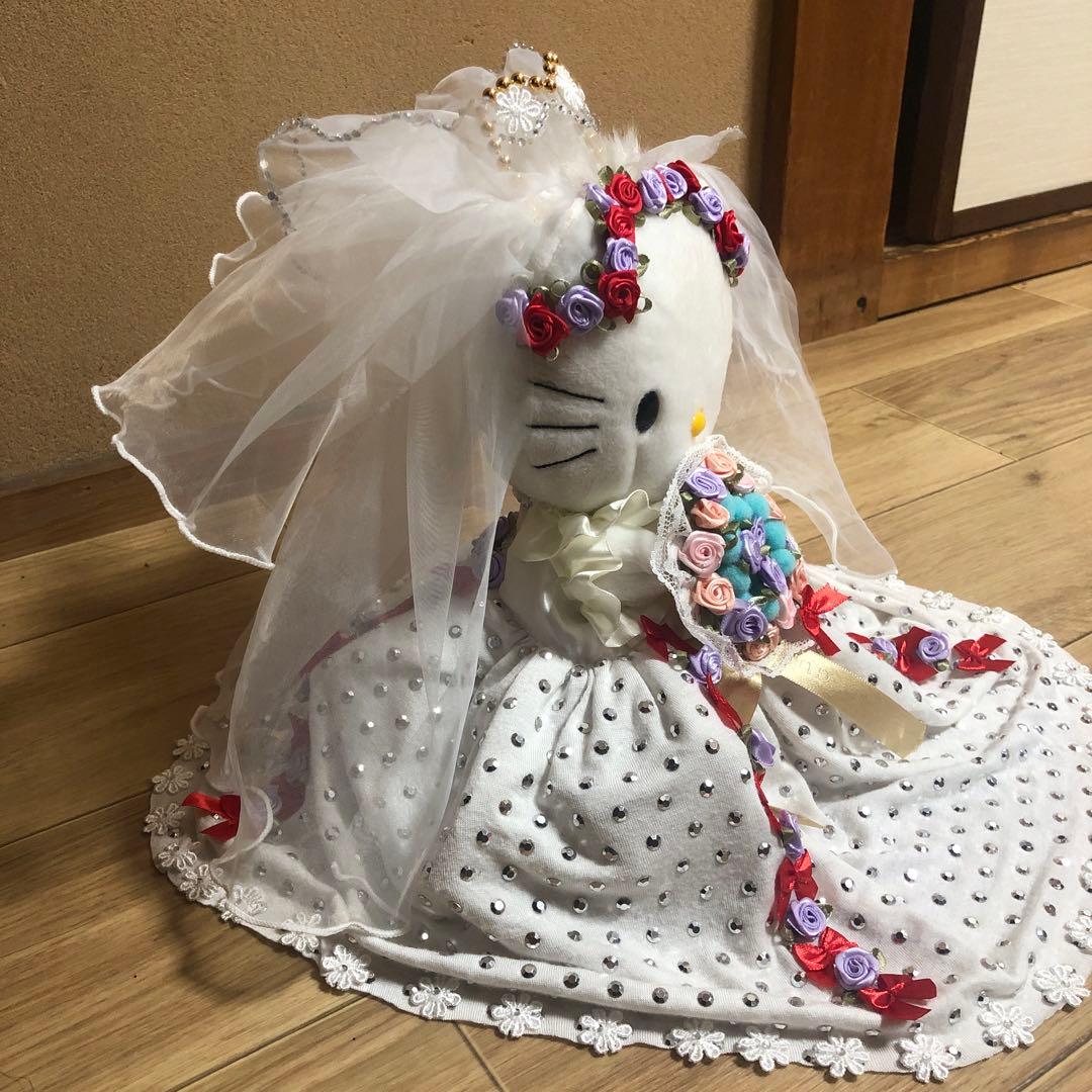 Hello kitty オリジナルサンリオヴィンテージウェディングドレス