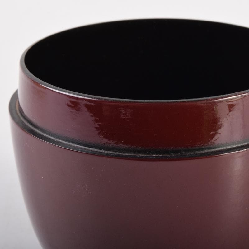 茶道具　輪島塗　立野彩海作　扇面蒔絵　棗　共箱　V　7160