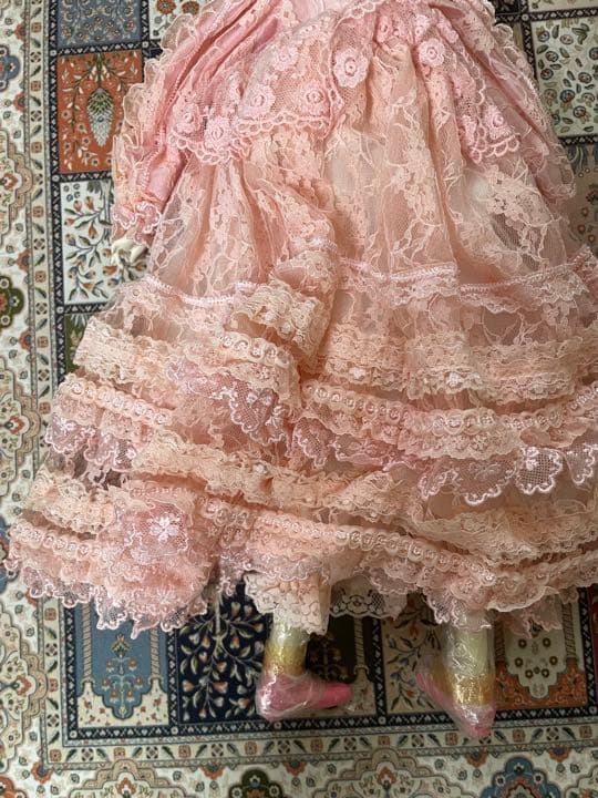 フランス人形　ビスクドール　着せ替え人形　タグ付