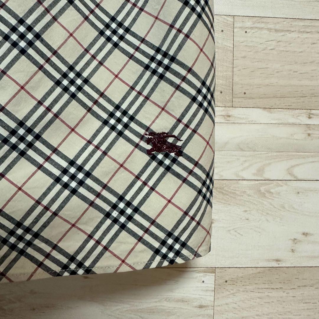 ✨BURBERRY バーバリー ノバチェック 肩リボン タンクトップ M✨