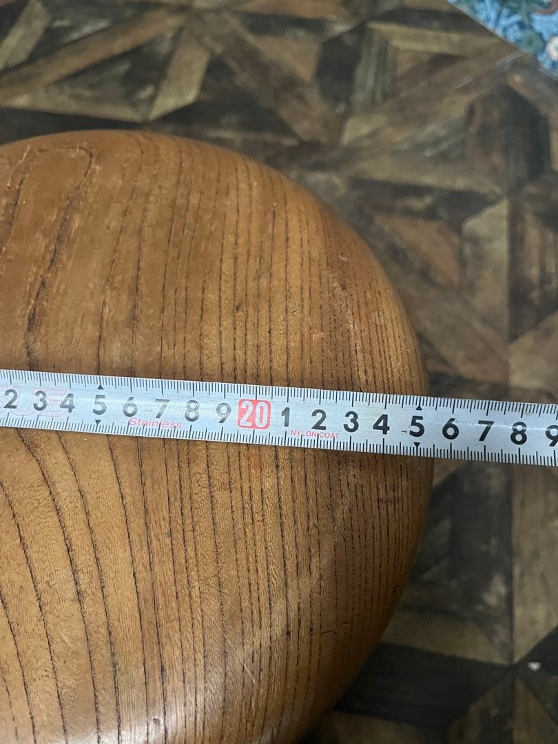 木製 スツール 昭和レトロ 当時物 インテリア 椅子 丸椅子