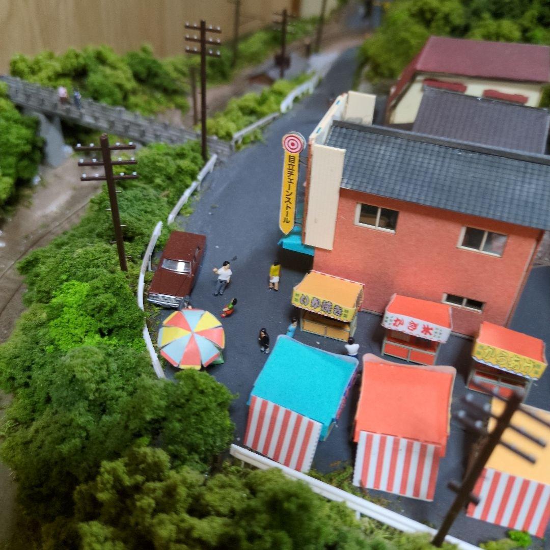 Nゲージ 鉄道模型 銚子電鉄の風景　夏祭り