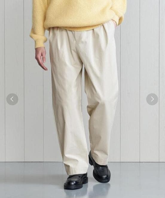 H BEAUTY&YOUTH ピーチカルゼ バルーンパンツ L Ovy kaja