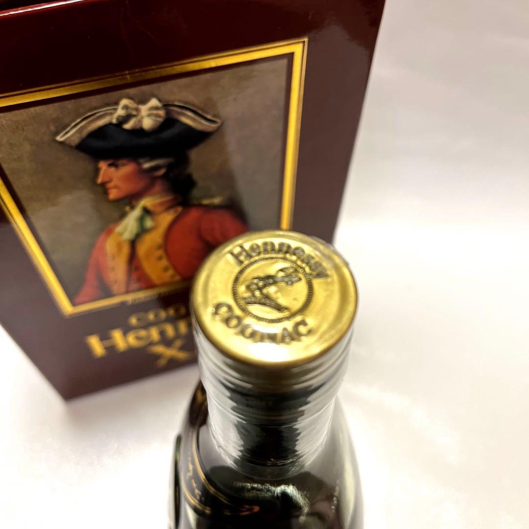 希少　未開封　ヘネシー Hennessy XO 金キャップ　ボトル コニャック