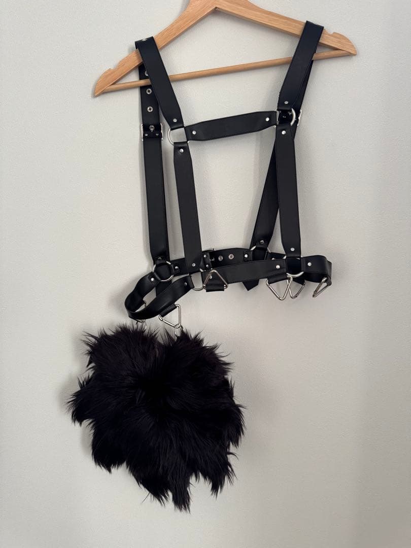 【新品】25FW noir kei ninomiya ファーハーネス