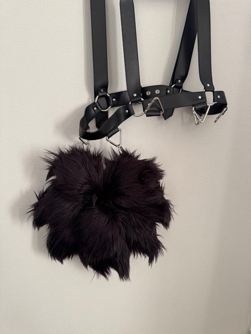 【新品】25FW noir kei ninomiya ファーハーネス