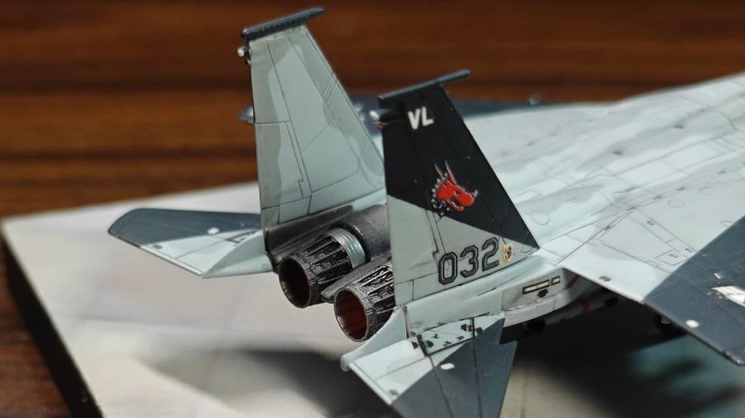 1/144 電飾改造 完成品 F-15c PLSL付き サイファー 円卓の鬼神