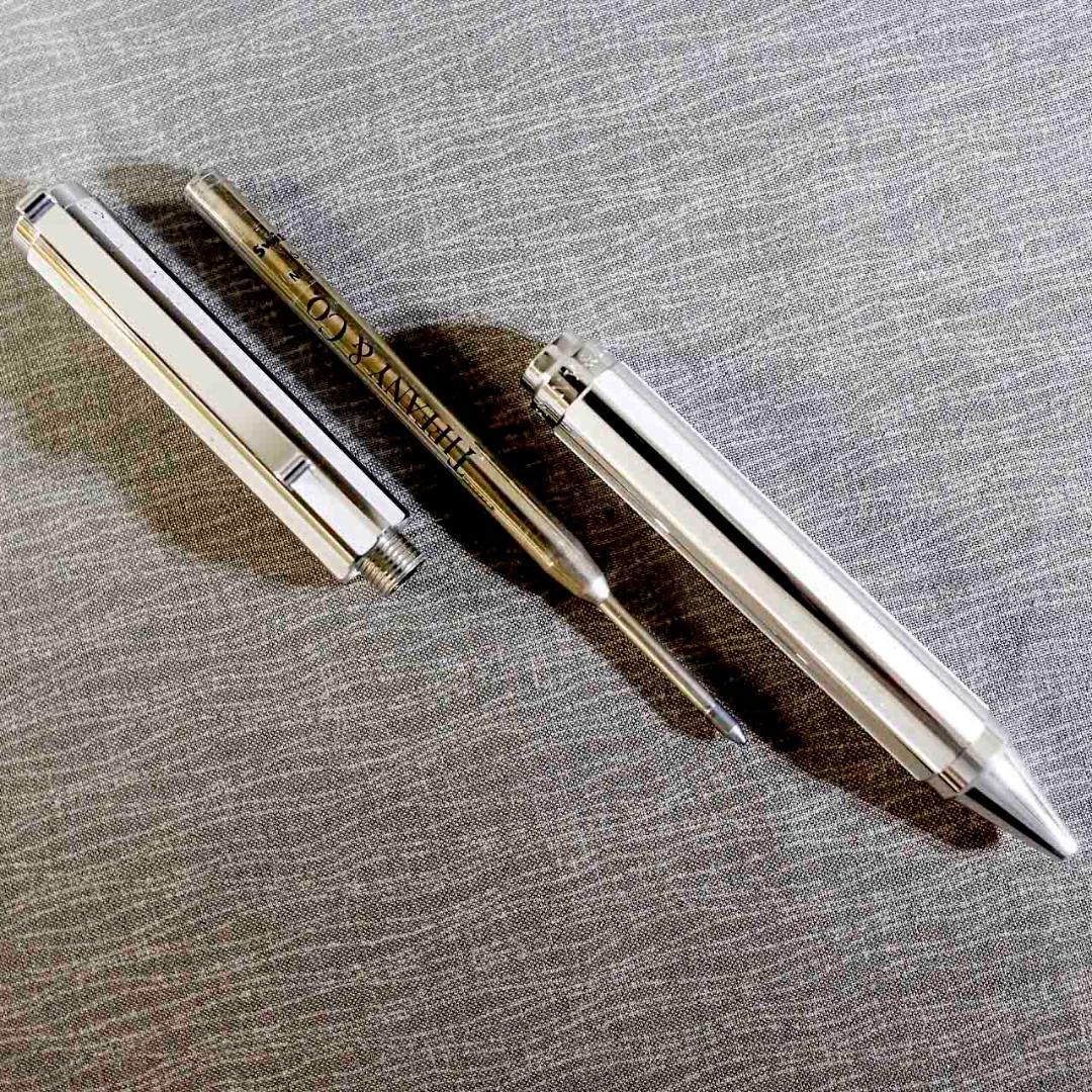 【美品 送料込み】ティファニー ボールペン スターリングシルバー ９２５